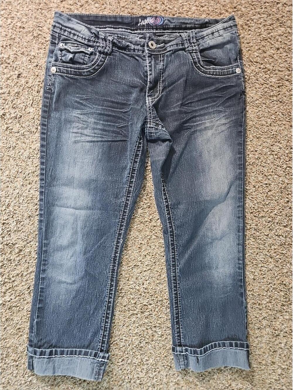 Angels Size 13 Cuffed Jean Capris